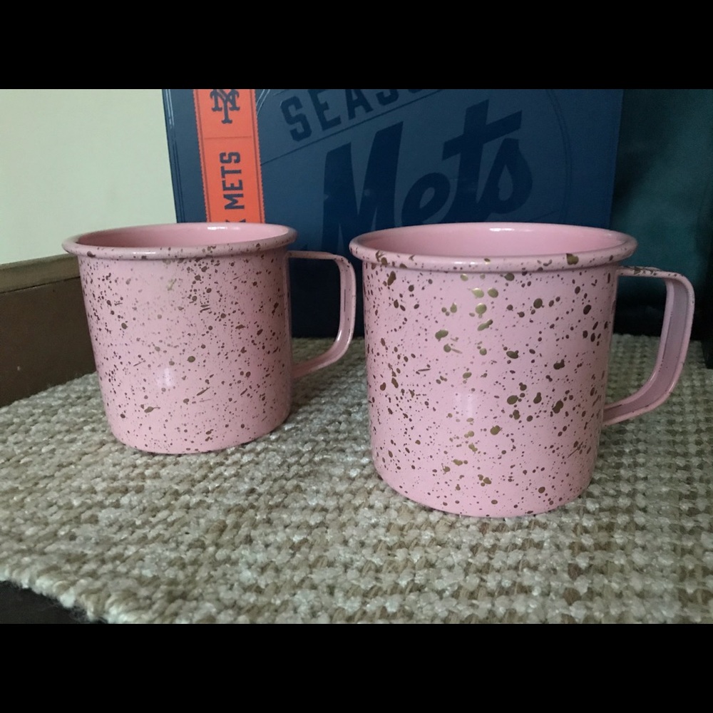 Blushed Speckled Coffee Mugs